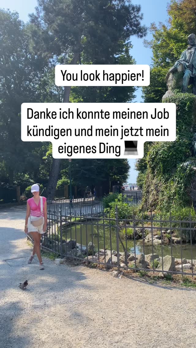 Ich hab gekündigt.