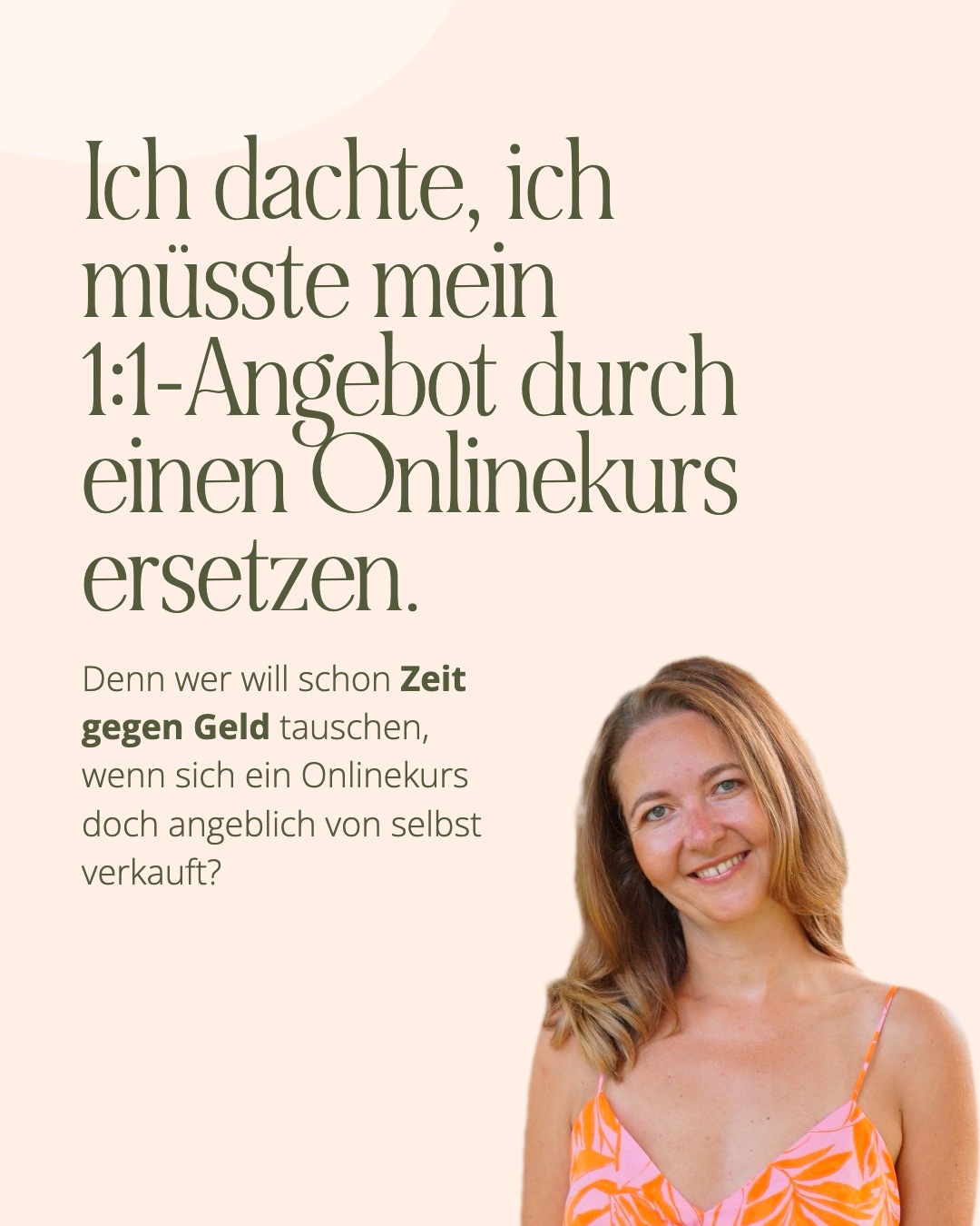 Ich dachte, ich müsste mein 1:1-Angebot durch einen Onlinekurs ersetzen, bis mir beim Streichen unserer Wohnzimmerwand etwas klar wurde.

Diesen Sommer haben wir unsere Wohnung renoviert, und meine Gedanken kreisten plötzlich um mein Business.

Wie viel Zeit steckte ich eigentlich in Funnel und digitale Produkte, und passte dieser Arbeitsalltag wirklich zu mir?

Die Wand ist übrigens richtig schön geworden. 😬

Was mir klar wurde, siehst du in den Slides, und am Ende wartet eine Frage an dich.

Was sagst du?
A: Wie gewinne ich meine ersten Kunden über Instagram, obwohl mich noch kaum jemand kennt?

B: Wie entwickle ich ein Angebot, das meine Zielgruppe wirklich kaufen möchte?

Schreib mir A oder B in die Kommentare 🧡

P.S. Falls du mich noch nicht kennst: Ich bin Isabel und zeige Selbstständigen, wie sie ihr 1:1-Angebot über Instagram planbar verkaufen 🫶🏻

Gerade entwickle ich ein neues Angebot, in dem du lernst, auch ohne aktive Community und ohne Testimonials zu verkaufen. Bald gibt's mehr Infos!
